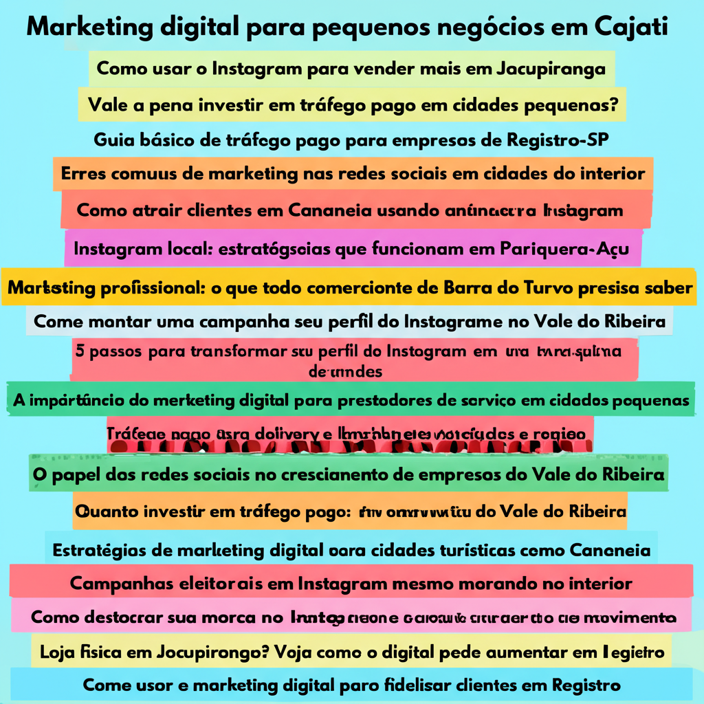 Marketing digital para pequenos negócios em Cajati

Como usar o Instagram para vender mais em Jac