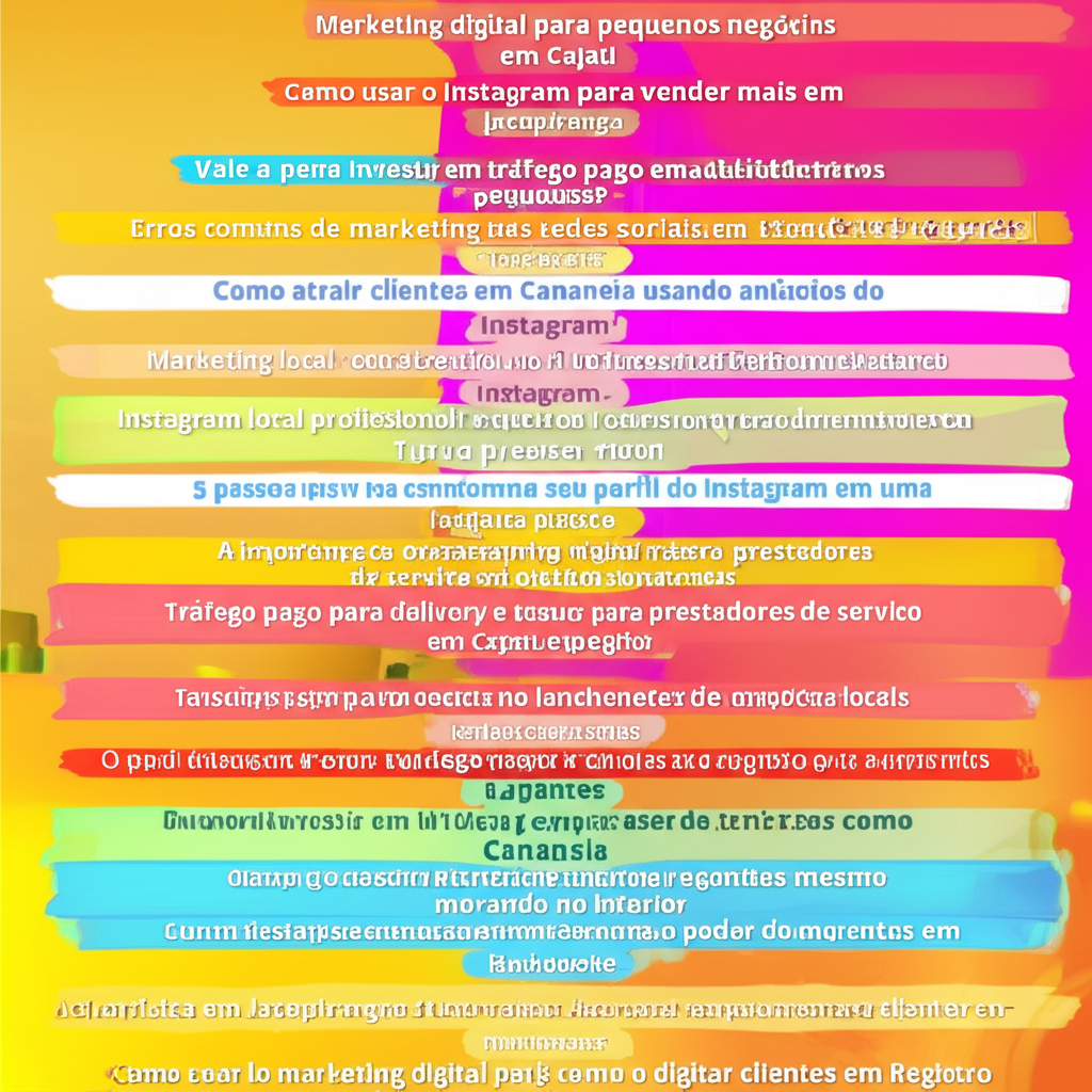 Marketing digital para pequenos negócios em Cajati

Como usar o Instagram para vender mais em Jac